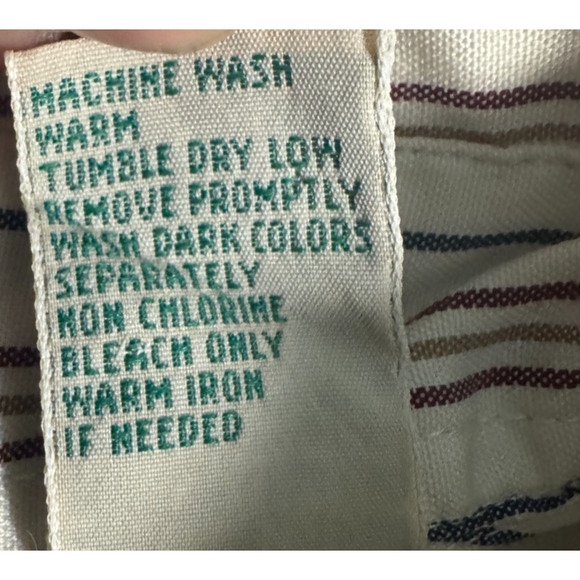 Vintage L.L. Bean Womens 1 0Striped Button Up Shirt Classic Casual Quiet Luxury - Picture 4 of 7